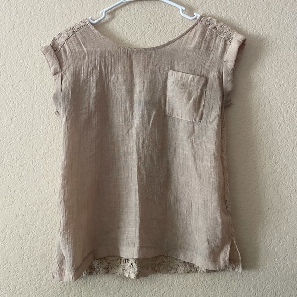 Tops - Women Beige Blouse